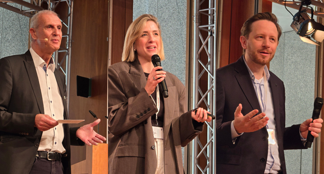 Bauen die neue Initiative an fordersten Front mit auf (v.li.): Thomas Weingarten, Lisa Funke und Matti Eckert - Fotos: Presse Fachverlag